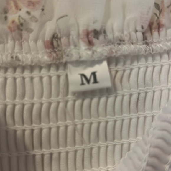 Floral White Dress, Women’s Medium - Picture 4 of 4